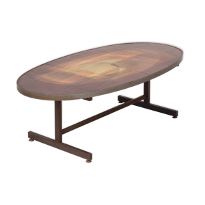 Table basse vintage céramique