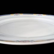 Large oval dish in Limoges porcelain by Bernardaud & Cie – Art Deco