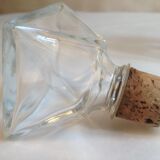 Engraved glass decanter