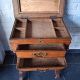 Oak worker and marquetry top