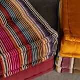 21stc "mah jong" sectional sofa by hans hopfer for roche bobois, france c.2