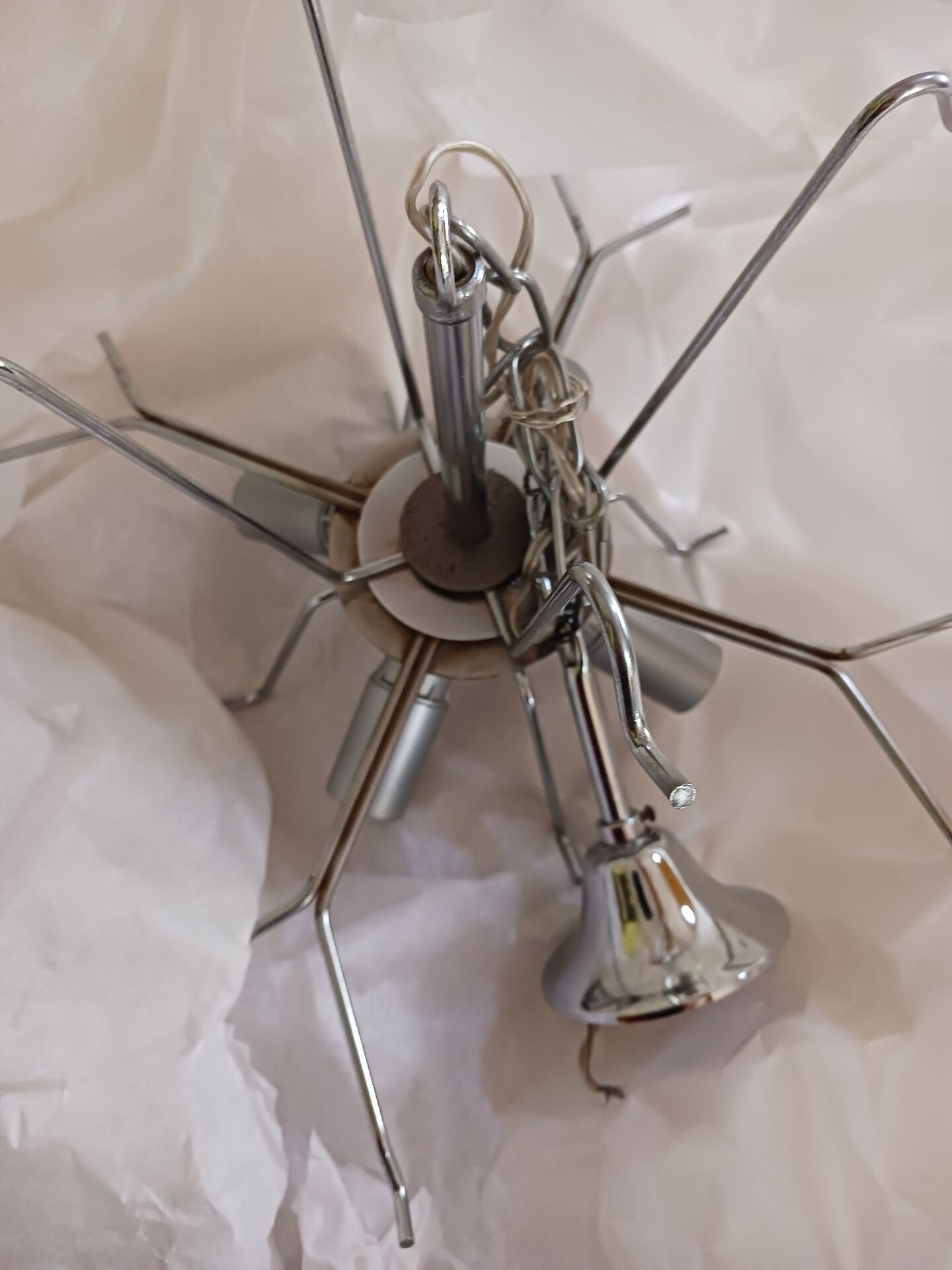 Suspension Spoutnik Space Age vintage