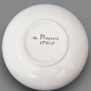 White ceramic vase with lid by Enzo Bioli for Il Picchio, 1970s