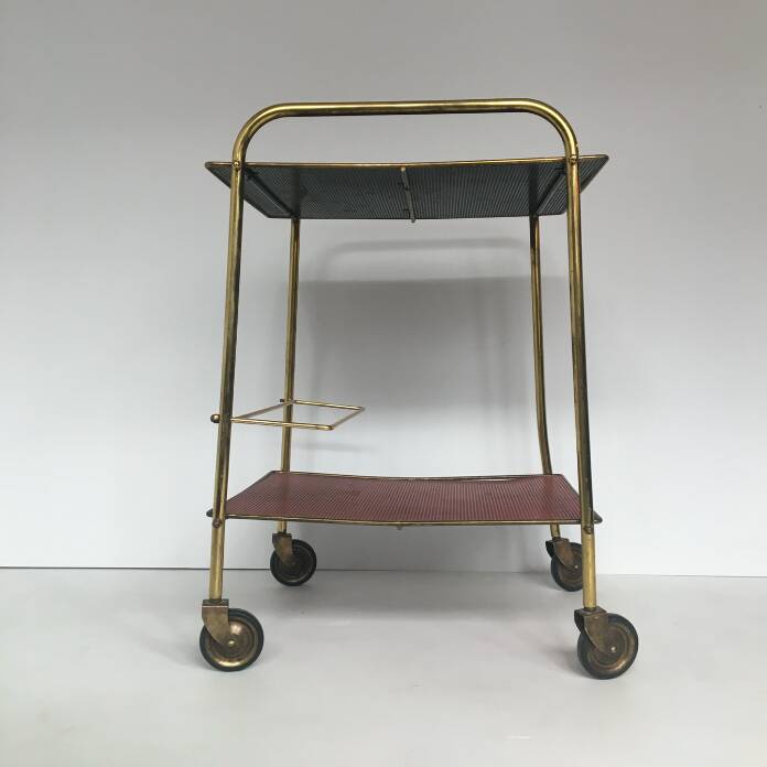 Tubular metal trolley from the 1950s