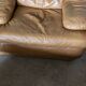 Designer leather sofa