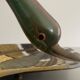 Adorable decorative centrepiece sculpture in the shape of a brass duck, 1970s, Germany.