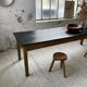 Table de ferme pin noire 250 cm