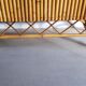 Rattan, wicker and bamboo vintage - bar furniture - feet compass buffet