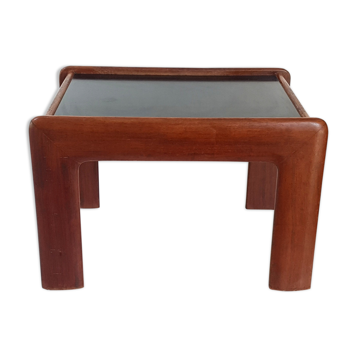 Vintage solid teak side table 1960