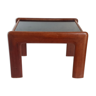 Vintage solid teak side table 1960