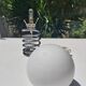 Spring lamp and opaline design