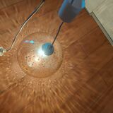 Vintage blown glass pendant lamp
