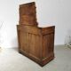 Commode coiffeuse 1900 en chêne et marbre