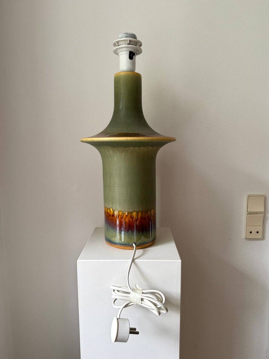 Vintage Danish table lamp by Einar Johansen for Søholm Stoneware, 1970s