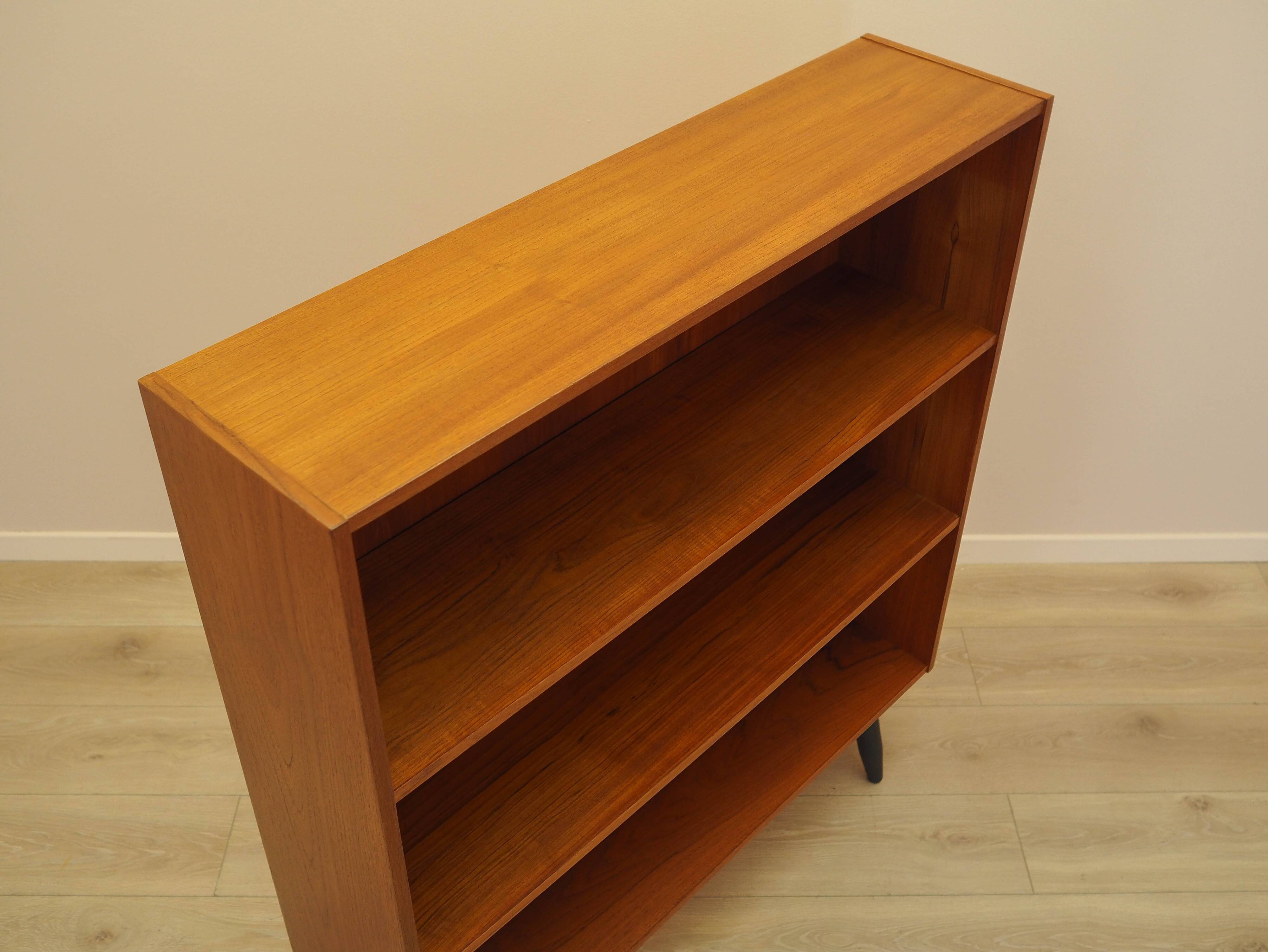 Teak bookcase, Danish design, 1970s, manufactured by Clausen & Søn