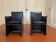 Mario Bellini - pair of BREAK 401 leather armchairs for CASSINA