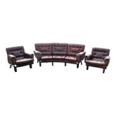 Canapé et fauteuils flottant par Eric Sigfrid Persson