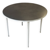 Table ronde Reform de Friso Kramer avec plateau en linoléum 1960