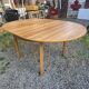 Scandinavian extendable oak table from the 1960s (butterfly extension)