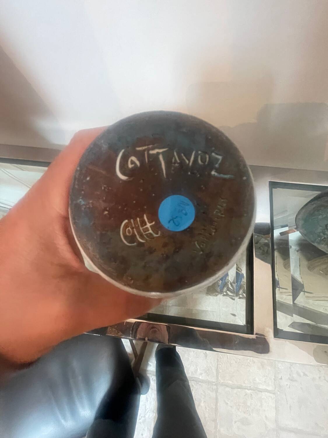 Ceramic signed Roger Collet and Cattavoz