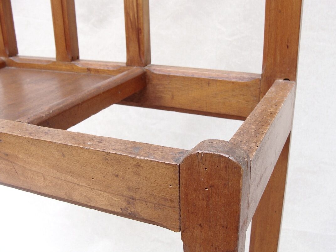 Vintage wooden wall dressing room