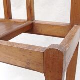 Vintage wooden wall dressing room