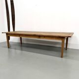 Monumental XXL Pine Farmhouse Table (3.20m) – 1970s