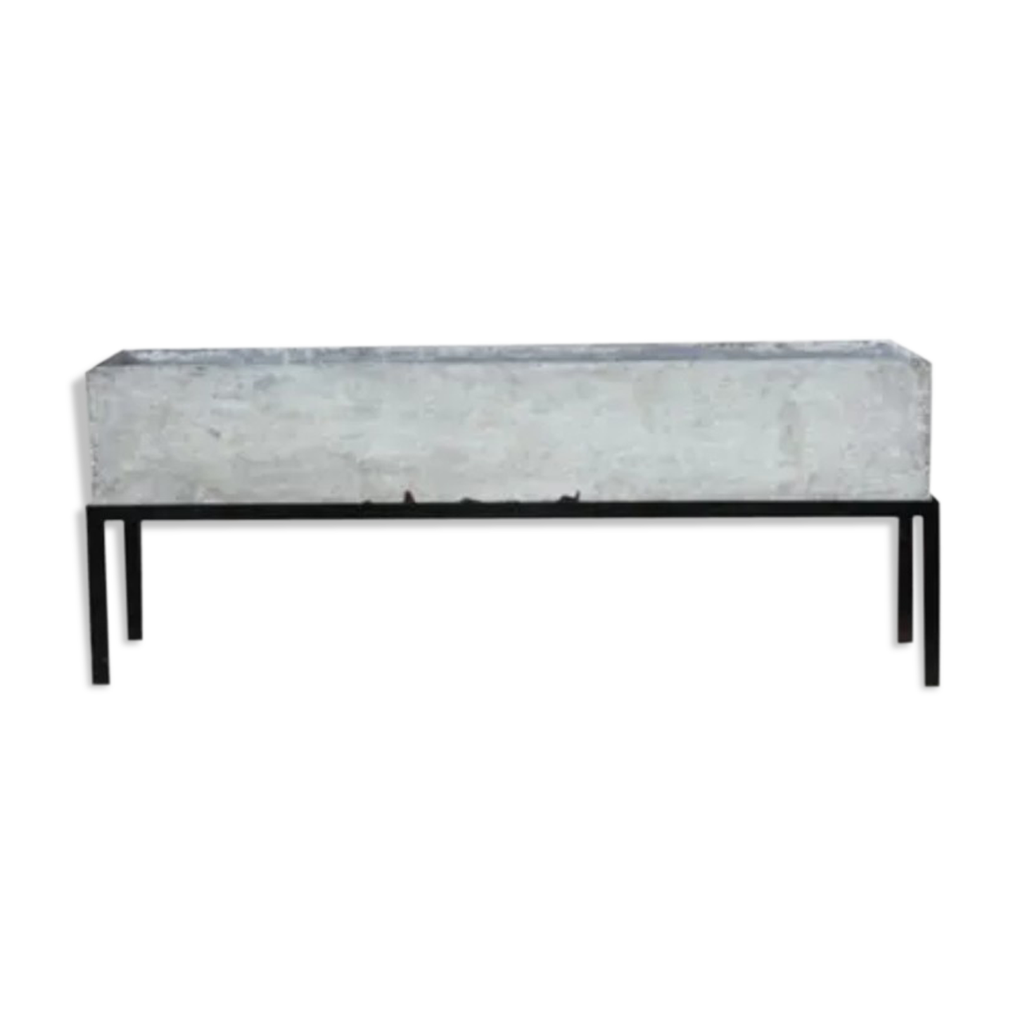 Vintage concrete planter