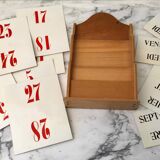 Perpetual calendar 1940s