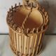 Vintage bamboo and rattan suspension