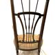 19th century Provencal nurse's chair wide seat