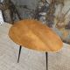 Table console chêne et pieds compas