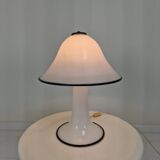 Rare '70s Murano Mushroom Lamp – Hand-Blown Glass with White Diffused Light