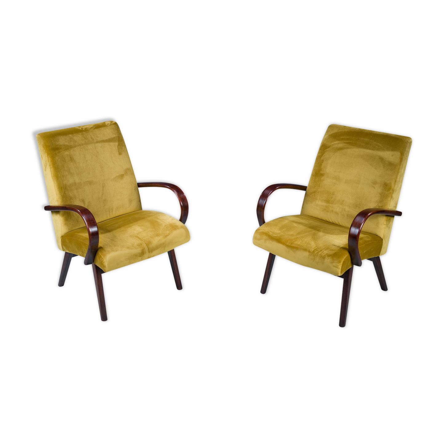 Fauteuils de Jaroslav Smidek pour Ton, années 1960