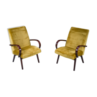 Armchairs by Jaroslav Smidek for Ton, 1960s, Set of 2