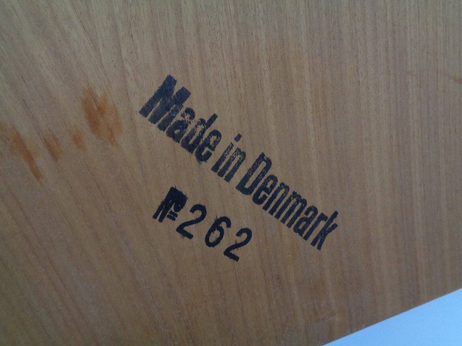 Extendable Teak Dining Table, Denmark, 1960s