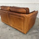 1980s two-seater leather sofa