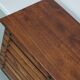 Vintage German pine and oak apothecary cabinet, 1950s