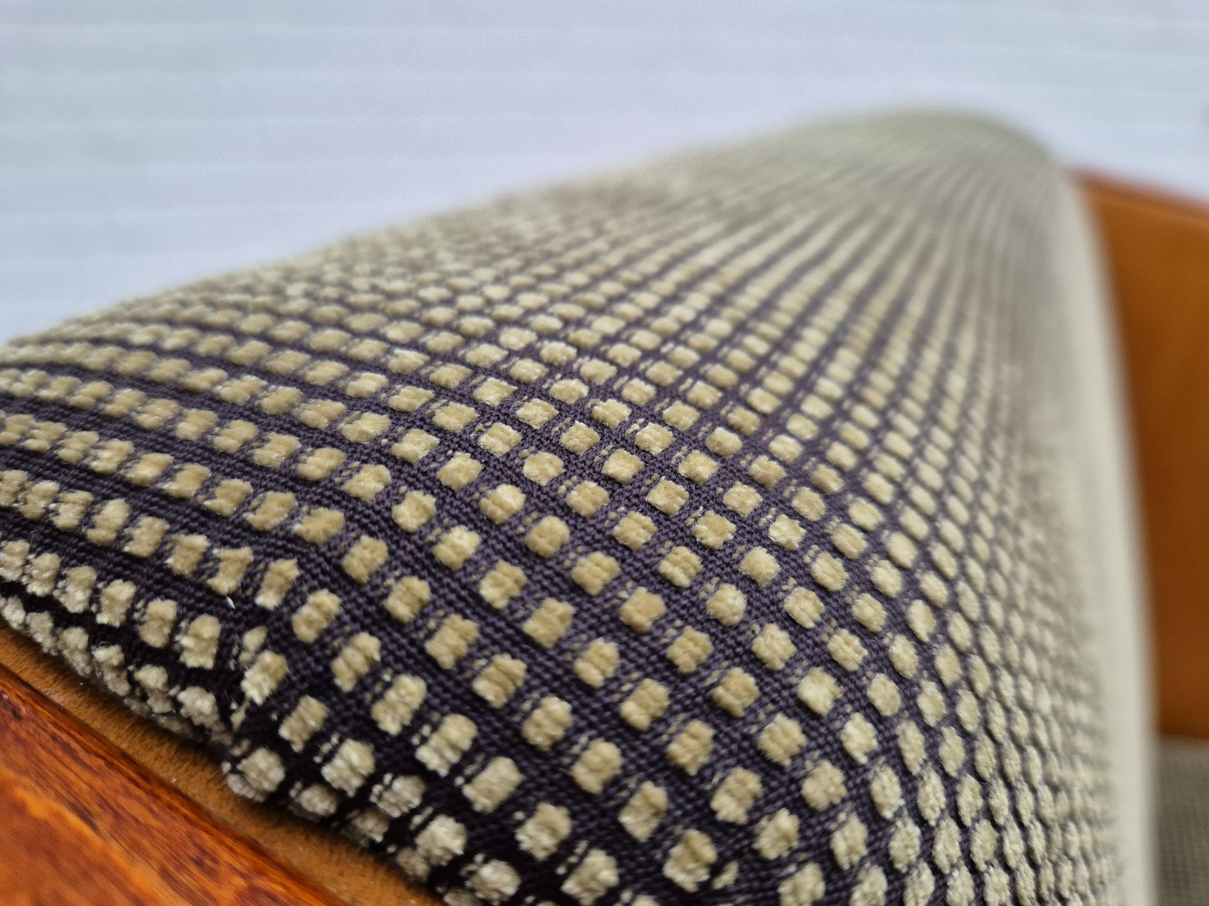 Années 1970, chaise longue scandinave, très bon état d'origine, style art déco.