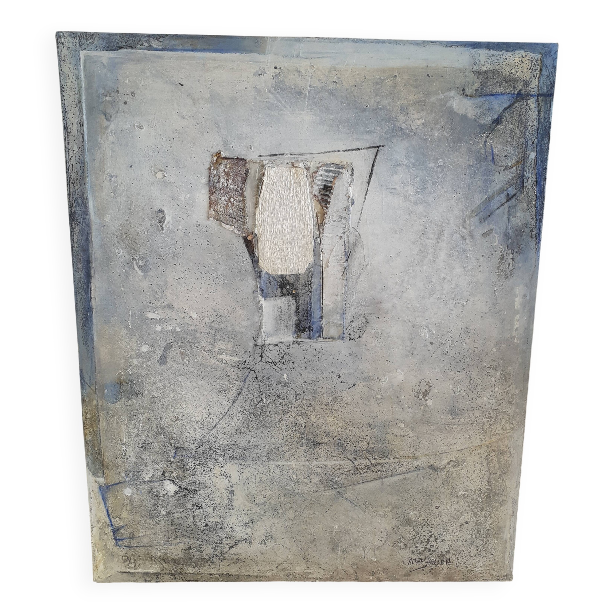 Painting by Aline Jansen, oil on canvas