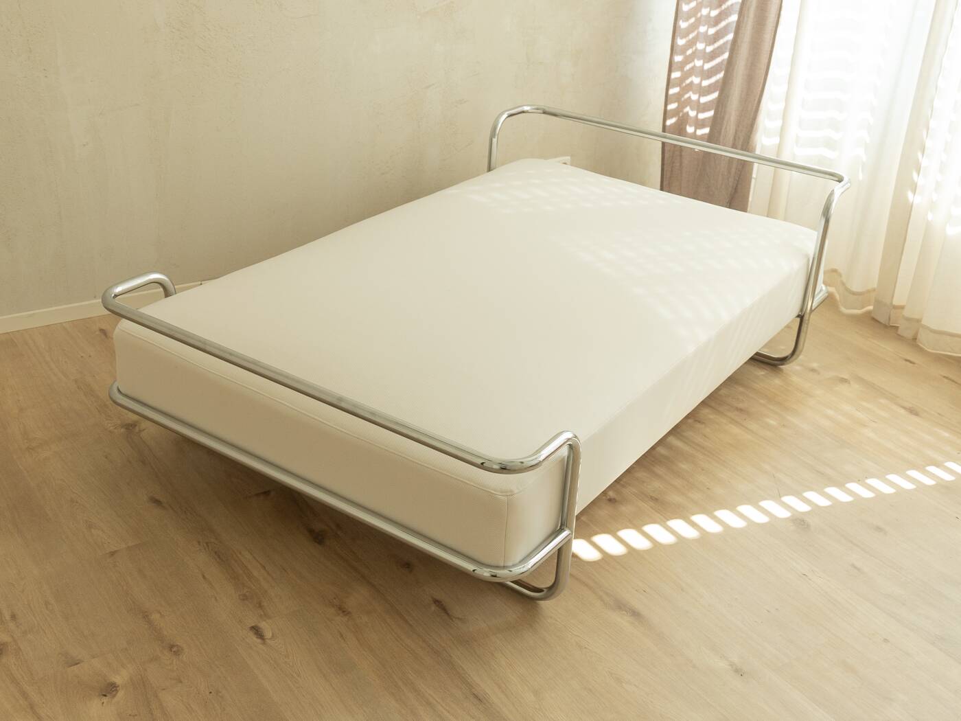 80s Kromvik Bed by Ikea, Chrome