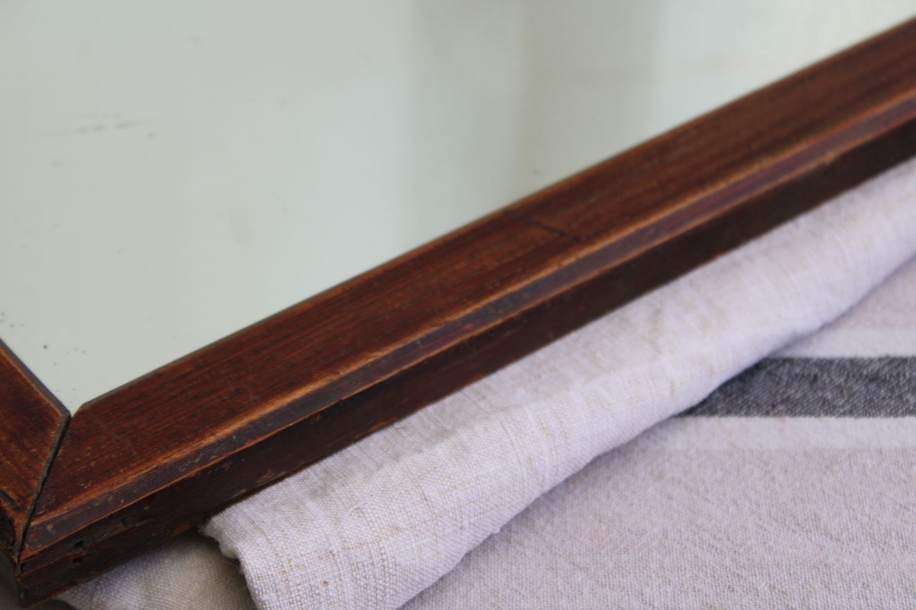Wooden mirror