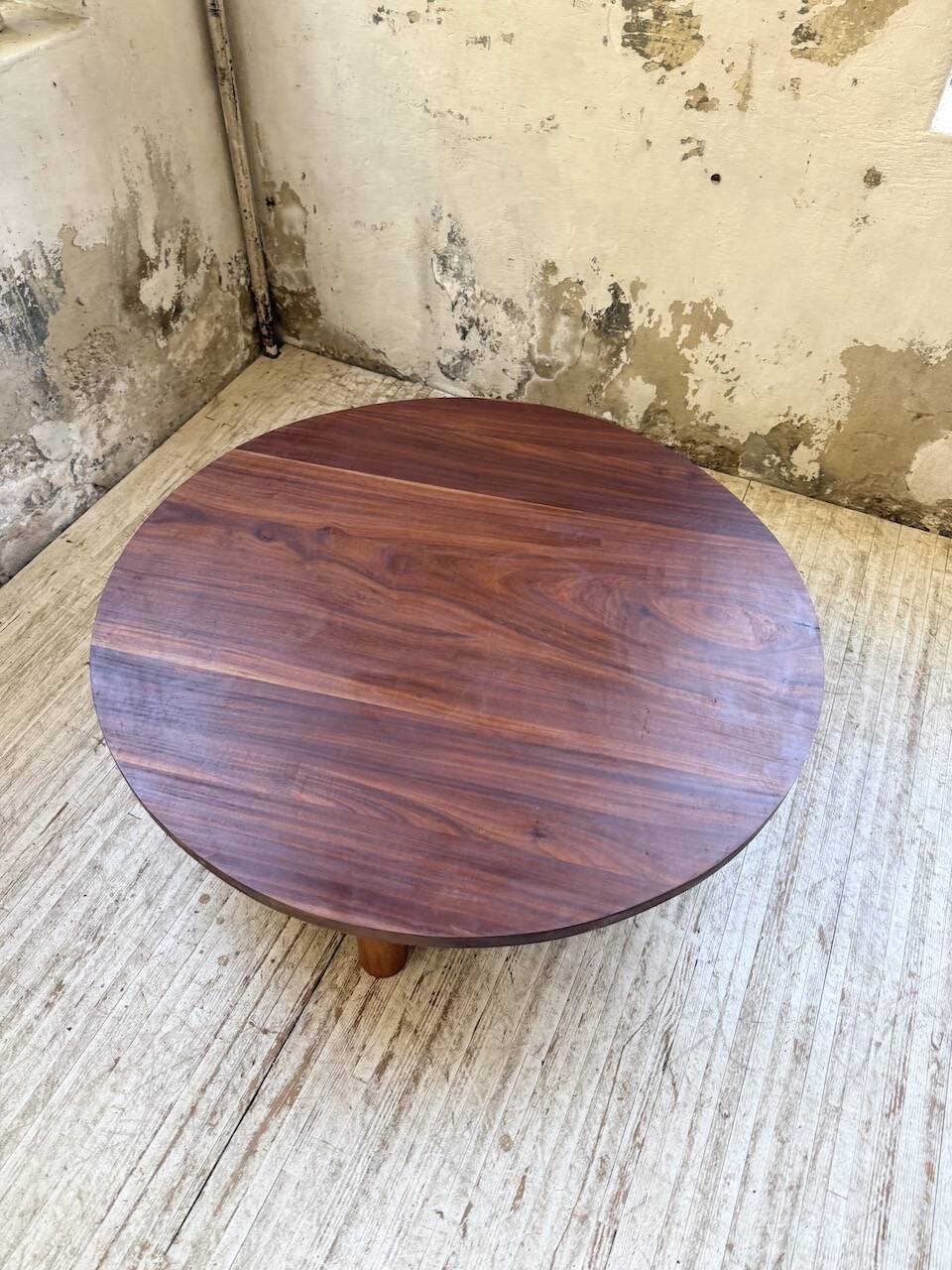 50s round tripod coffee table