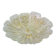 Splendid large size Italian Murano glass yellow and transparent ceiling light