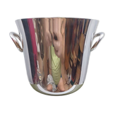 Christofle Vertigo model - silver-plated champagne bucket in very good condition box