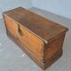 Bench chest oak end XIX