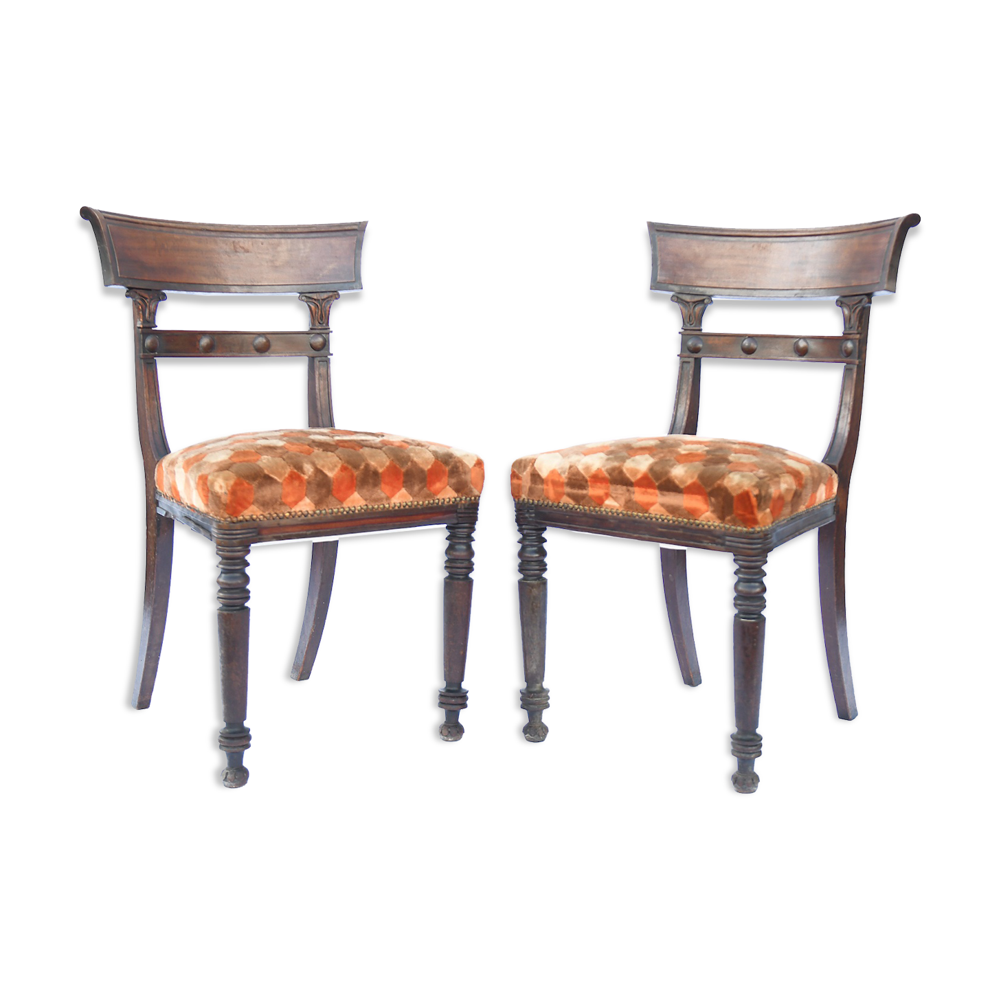 Paire de chaises anglaises