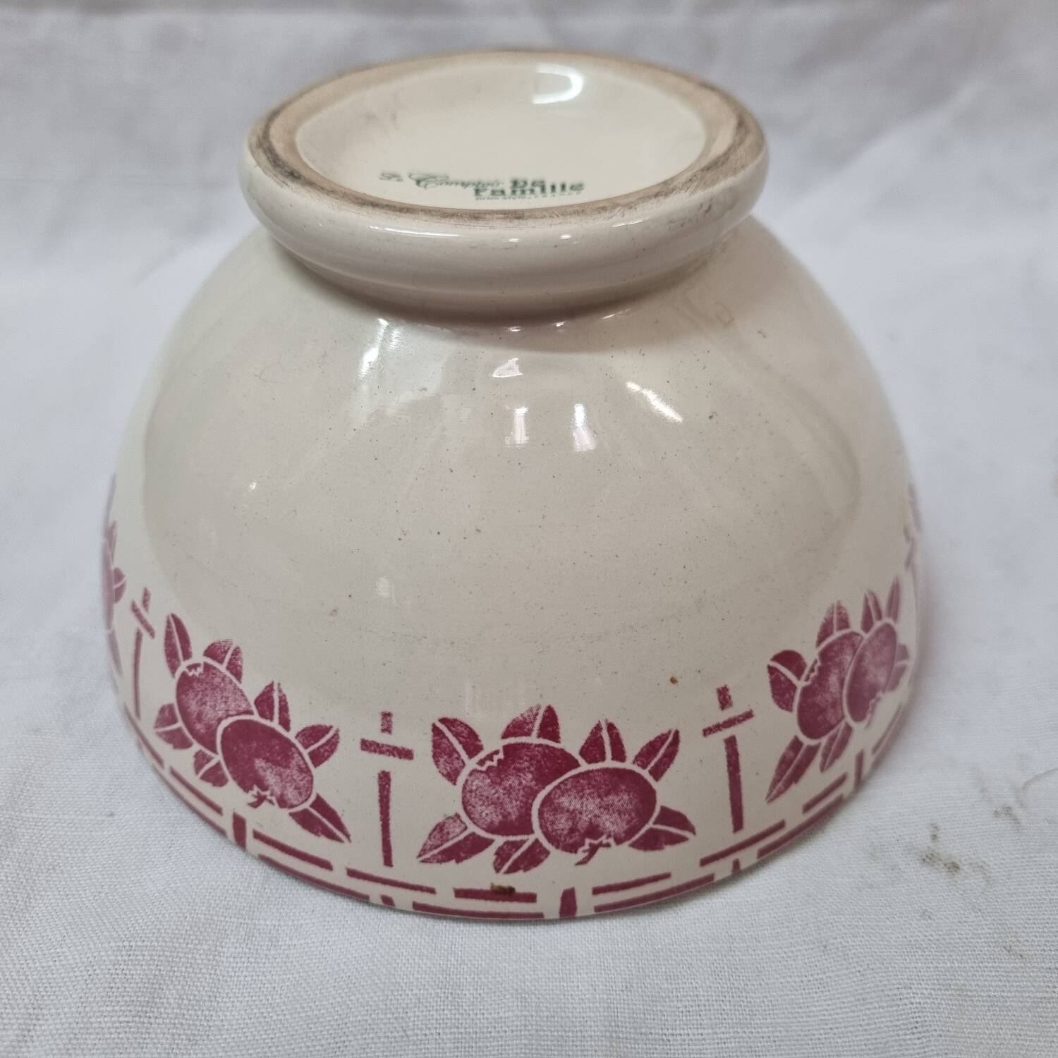 Earthenware breakfast bowl