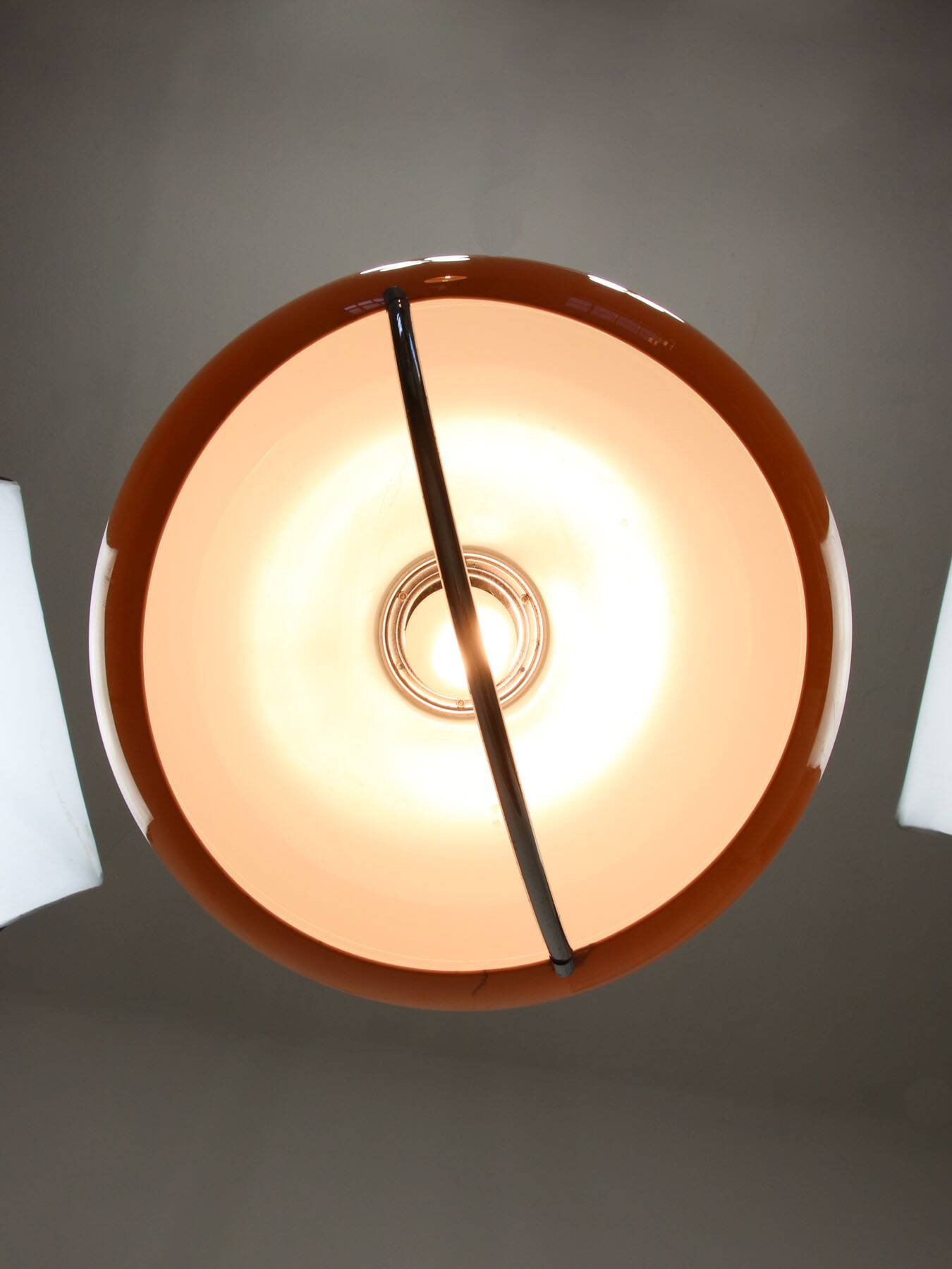 Lampe à suspension jolly space age italienne de guzzini