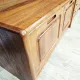Multifunctional, modular shelving unit/wall system, teak, Denmark, 60s/70s